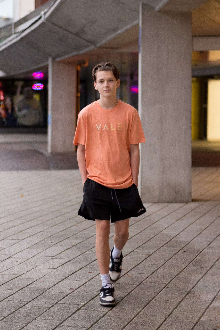VALE T-paita unisex "peach"