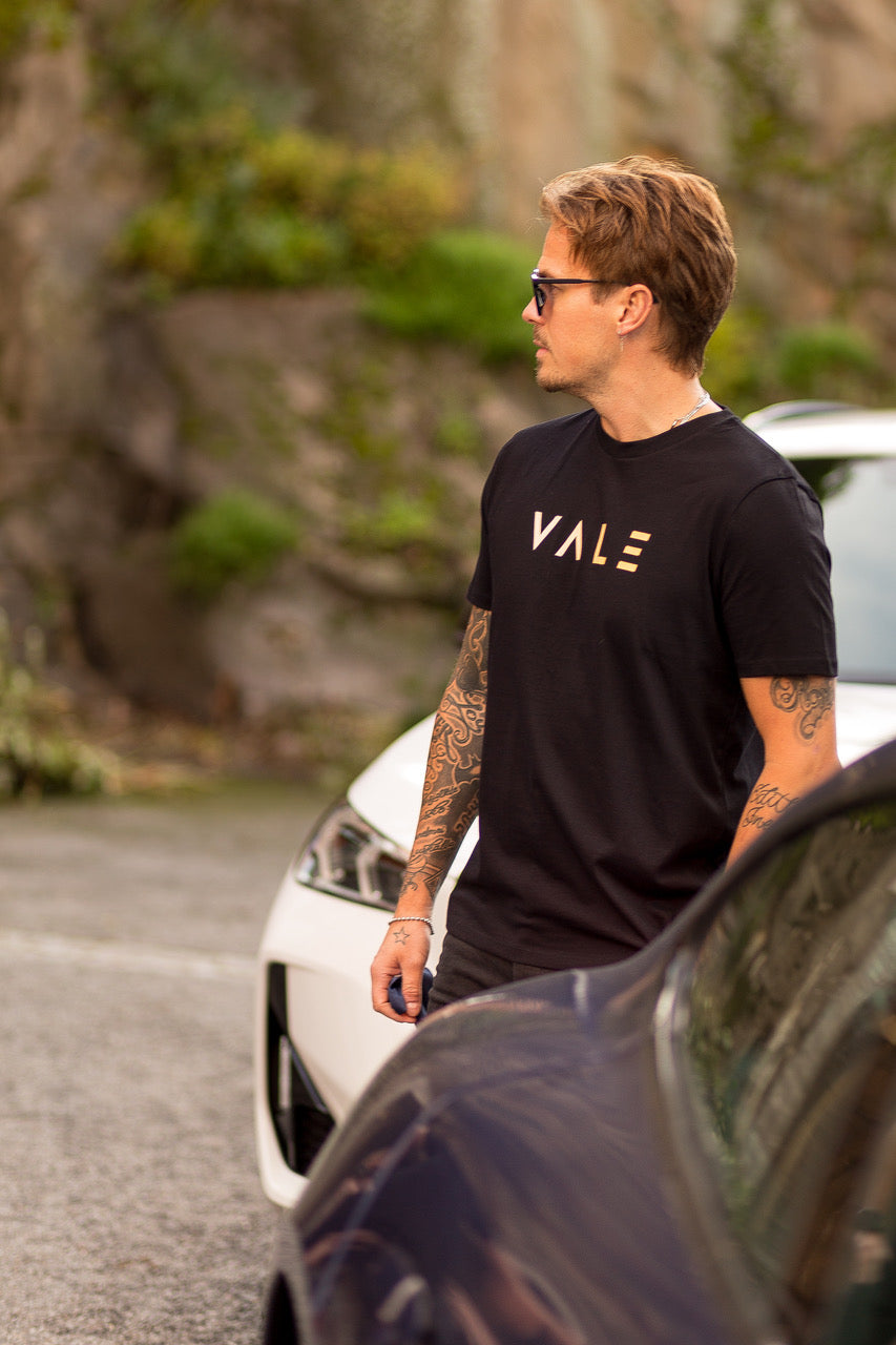 VALE Vida unisex T-paita musta