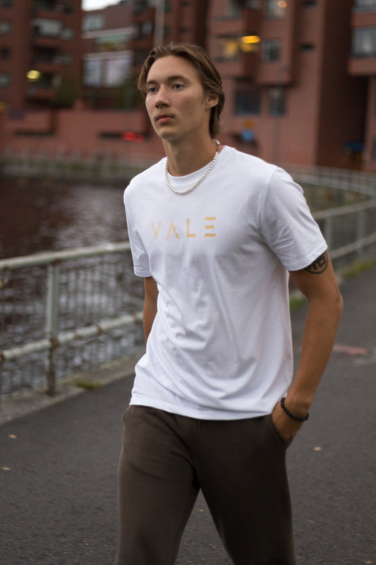 VALE T-paita unisex valkoinen