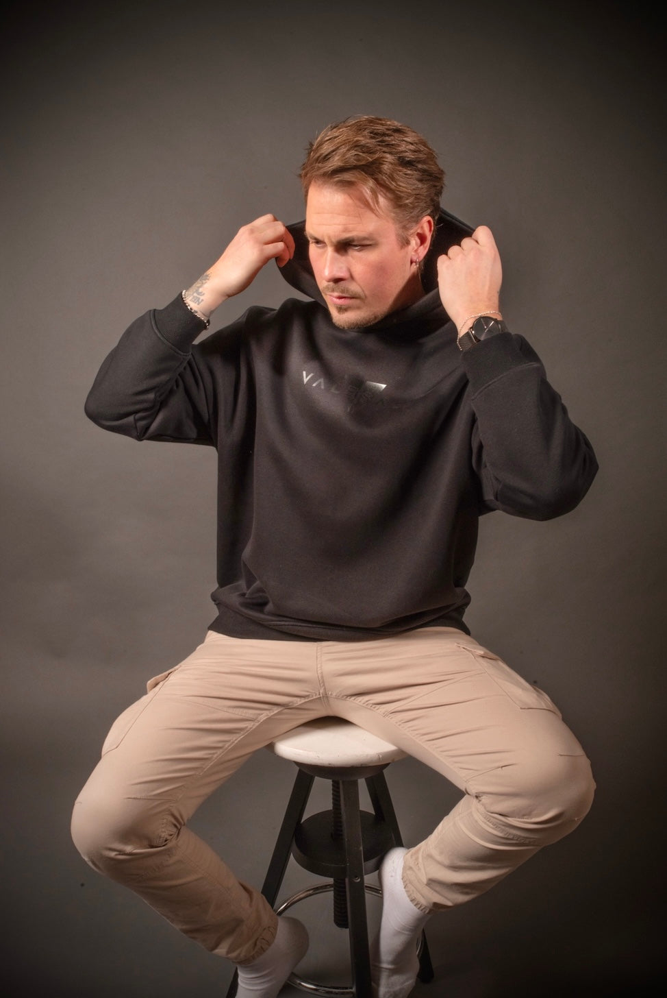 VALESAGA Poder overzize huppari