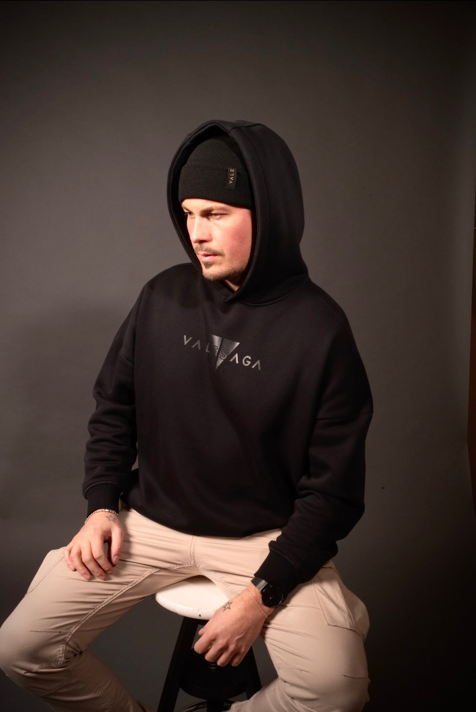 VALESAGA Poder overzize huppari